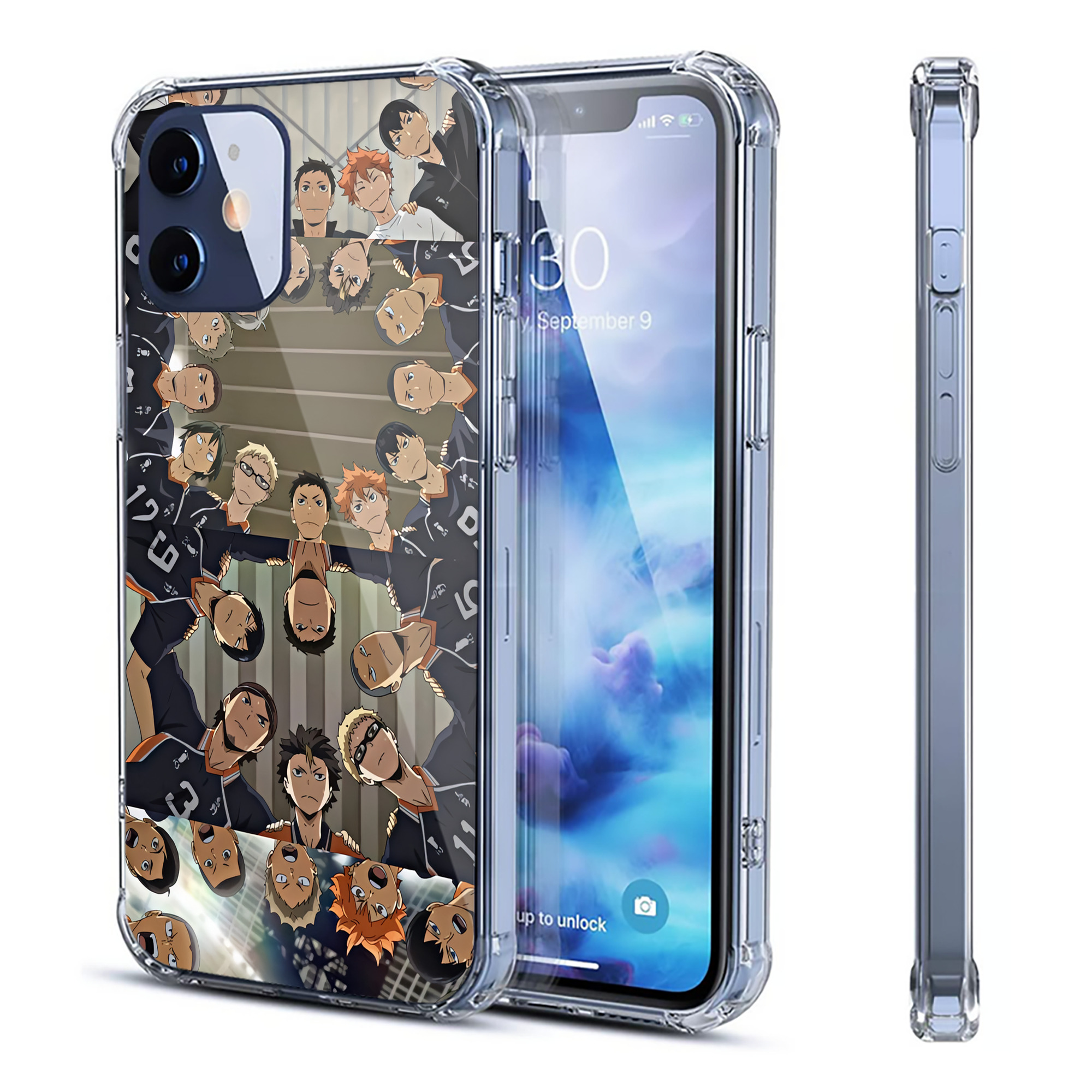（画像用） ハイキュー!! Haikyu!! 【iPhone 12シリーズ対応】透明スマホケース（クリアソフトケース）